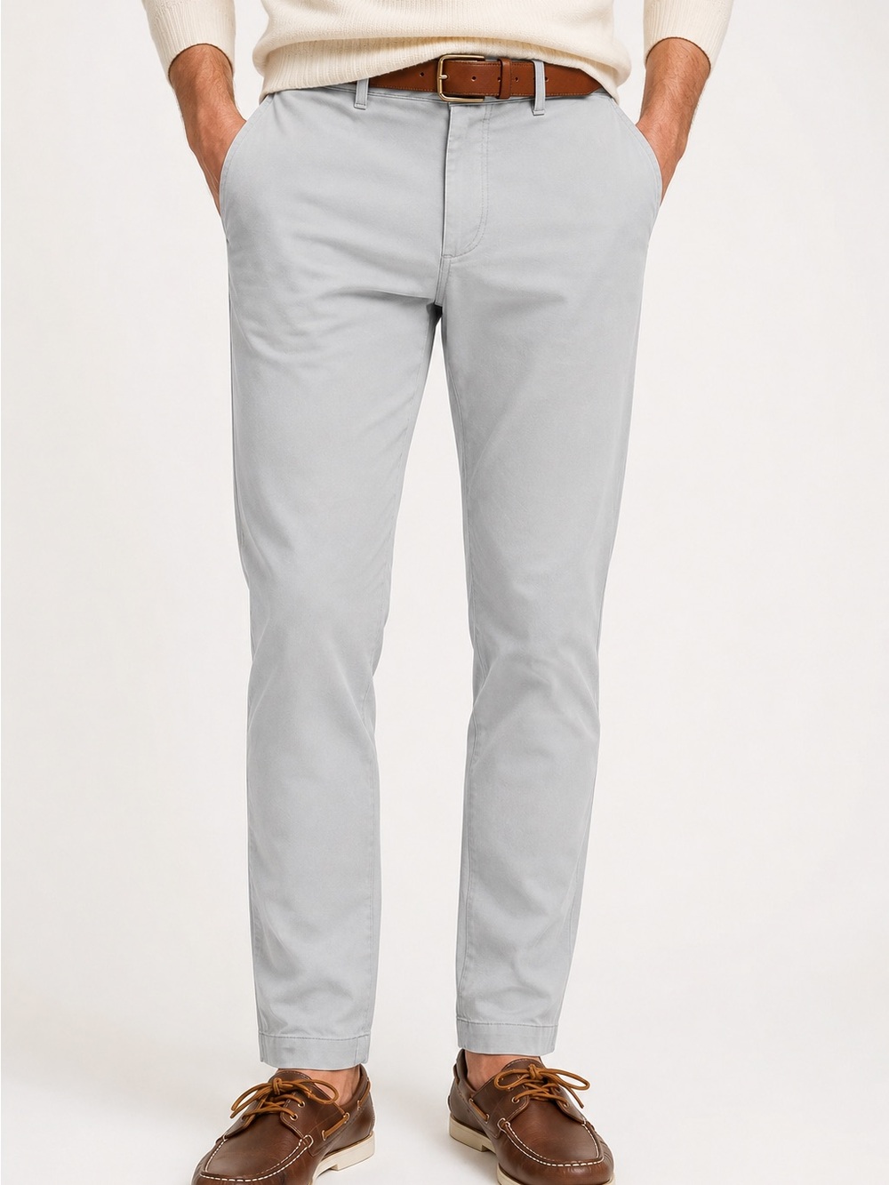 NWT J. Crew Men's Flex slim in light grey pants